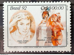 C 1795 Brazil Stamp Expedition Longsdorff Environment Taunay Indio 1992 Circulated 2 - Usados