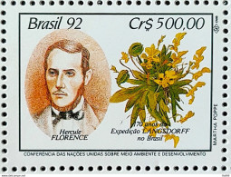 C 1794 Brazil Stamp Expedition Longsdorff Environment Florence Flora 1992 - Unused Stamps