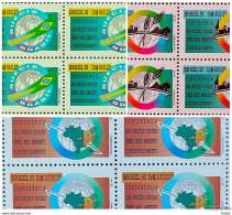 C 1798 Brazil Stamp Conference Eco 92 Rio De Janeiro Sweden Flag Environment 1992 Block Of 4 Complete Series - Unused Stamps