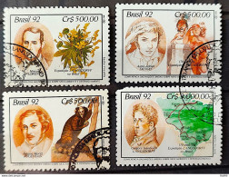 C 1794 Brazil Stamp Expedition Longsdorff Environment Flora 1992 Complete Series Circulated 2 - Gebruikt