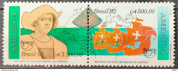 C 1788 Brazil Stamp Upaep Cristovao Colombo Map Spain 1992 - Neufs