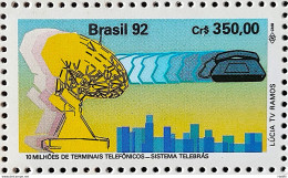 C 1790 Brazil Stamp Phone Telephone Communication System 1992 - Ongebruikt
