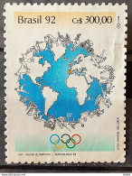 C 1786 Brazil Stamp Olympics Of Barcelona Spain Sport Map 1992 Circulated 4 - Usados