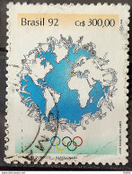 C 1786 Brazil Stamp Olympics Of Barcelona Spain Sport Map 1992 Circulated 5 - Oblitérés