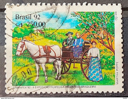 C 1779 Brazil Stamp Arbrafex Argentina Costumes Gauchos Horse Carrete Barrow 1992 Circulated 1 - Used Stamps