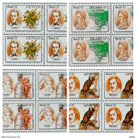 C 1794 Brazil Stamp Expedition Longsdorff Environment Florence Flora 1992 Block Of 4 Complete Series - Ongebruikt