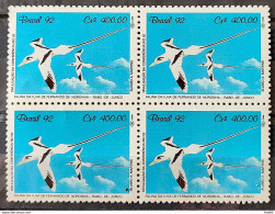 C 1776 Brazil Stamp Conference Rio 92 Fauna Fernando De Noronha Birds 1992 Block Of 4 - Nuovi