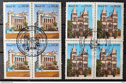 C 1771 Brazil Stamp Religious Architecture Presbyterian Church And Baptist 1992 Block Of 4 CBC RJ Complete Series - Ongebruikt