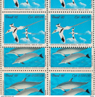 C 1776 Brazil Stamp Conference Rio 92 Fauna Fernando De Noronha Birds Dolphin 1992 Block Of 4 Complete Series - Ongebruikt