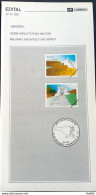 Brazil Brochure Edital 1992 20 Military Architecture Without Stamp - Storia Postale