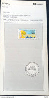 Brazil Brochure Edital 1992 09 Telebras Phone Without Stamp - Storia Postale