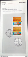 Brazil Brochure Edital 1992 03 Santos Transport With Stamp CBC SP Santos - Storia Postale