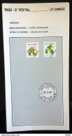 Brazil Brochure Edital 1992 02 Brazilian Flora Without Stamp - Briefe U. Dokumente