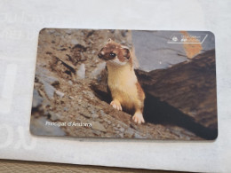 ANDORRA-(AD-STA-0078)-Pine Marten-(8)(50units)(?)(8/97)(tirage-20.000)used Card+1card - Andorra