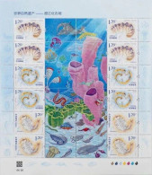 China 2024 World Heritage-Cambrian Fossils S/S MNH - Fossilien