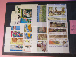 CONGO, LOT SERIES COMPLETES NON DENTELEES, LUXE** - Mint/hinged