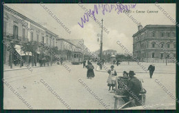 Bari Città Tram PIEGHE Cartolina QQ4539 - Bari