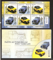 LITHUANIA 2013●Europa●Postal Transport●Limited Edition Booklet●Mi 1131-32●MNH - Lituania