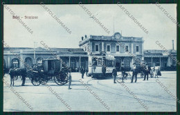 Bari Città Tram Stazione Cartolina QQ4538 - Bari