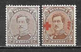 136** + 151**  Emission De 1915 - Bonnes Valeurs - MNH** - LOOK!!!! - 1915-1920 Albert I.