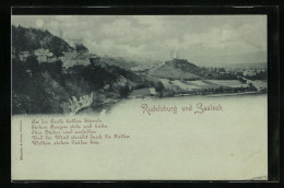 AK Naumburg, Blick Auf Die Burgen Saaleck Und Rudelsburg  - Naumburg (Saale)