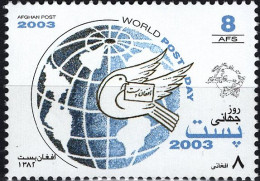 AFH015 Afghanistan 2003 World Postal Day 1v MNH - Afghanistan