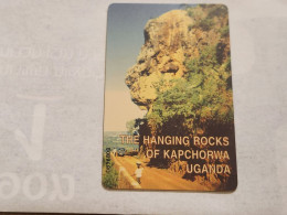 Uganda-(UGA-21)-The Hanging Rocks-(31)-(20units)-(tirage-150.000)-(look Out Side Card)+1card Prepiad/gift Free - Uganda