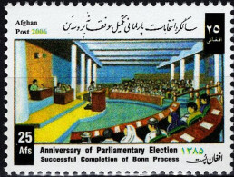 AFH017 Afghanistan 2006 Parliamentary Elections 1v MNH - Afganistán