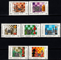 AFH019 Afghanistan 1989 Chess History 7v MNH - Afganistán