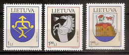 LITHUANIA 2004●Coat Of Arms●Wappen Mi 838-40●MNH - Litouwen