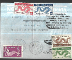 VIETNAM Lettre Du 04 09 1952 De  SAIGON Pour  Saint André Le Puy - Nuevos