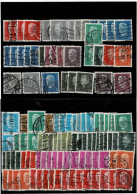 GERMANIA REICH ,"Presidenti" ,102 Pezzi Usati + 13 PERFIN ,qualita Buona - Used Stamps