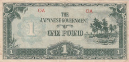 Oceania #4a, 1 Pound Banknote, Japanese Occupation WWII - Sonstige – Ozeanien