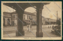 Biella Città Stazione Cartolina QQ6296 - Biella