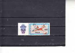 ITALIA  1981 - Sassone   1558° (con Appendice) -  Aereo - 1981-90: Gebraucht