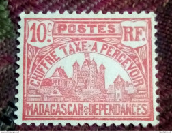 Madagascar 1908, Definitive Stamp Depicting Rovan'i Manjakamiadana (queen's Palace) In Antananarivo. Unpublished, Mint8 - Madagaskar (1960-...)