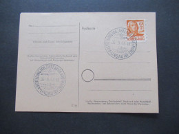 Französische Zone Württemberg 1948 Blanko PK Mit Sonderstempel Lindau Ausstellung 100 Jahre Bayer. Briefmarke - Württemberg