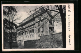 AK Wiesbaden A. Rhein, Blick Zur Jugendherberge  - Wiesbaden