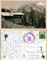 Ansichtskarte Berchtesgaden Jennerhaus (1260 M) Mit Hundstot Und Watzmann 1959 - Berchtesgaden