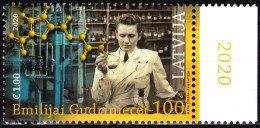 LATVIA 2020-14 Science Chemistry: Gudriniece - 100, MNH - Chimie