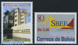 Bolivia 2008 SBEF Bank 2v, Mint NH, Various - Banking And Insurance - Bolivie