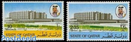 Qatar 1982 Hamad Hospital 2v, Mint NH, Health - Health - Qatar