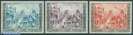 Laos 1954 Royal Jubilee 3v, Unused (hinged), History - Kings & Queens (Royalty) - Königshäuser, Adel