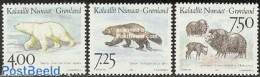 Greenland 1995 Mammals 3v, Mint NH, Nature - Animals (others & Mixed) - Bears - Ongebruikt