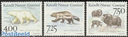 Greenland 1995 Mammals 3v, Mint NH, Nature - Animals (others & Mixed) - Bears - Unused Stamps