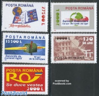 Romania 2002 Definitives 5v, Mint NH, Various - Philately - Post - Globes - Ongebruikt