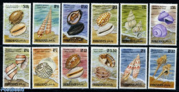 Maldives 1993 Shells 12v, Mint NH, Nature - Shells & Crustaceans - Marine Life