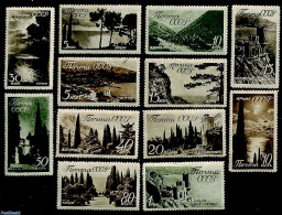 Russia, Soviet Union 1938 Health Centers 12v, Unused (hinged), Health - Nature - Health - Trees & Forests - Unused Stamps