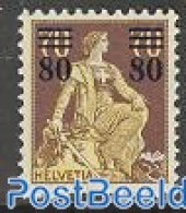 Switzerland 1915 Overprint 1v, Unused (hinged) - Nuovi