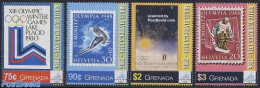 Grenada 2006 Olympic Winter Games 4v, Mint NH, Sport - Olympic Winter Games - Skiing - Stamps On Stamps - Skiing
